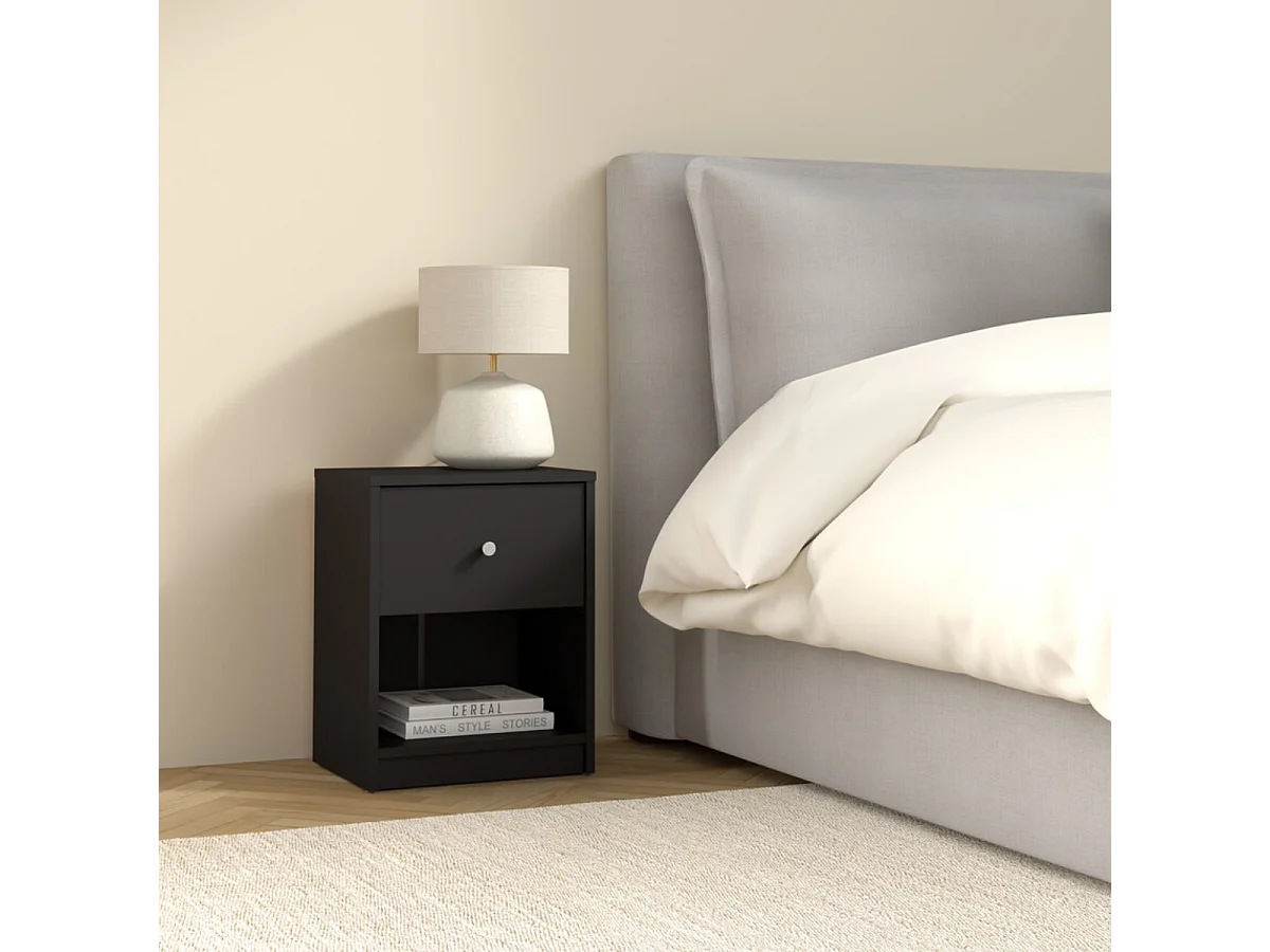 Table de chevet 1 tiroir et 1 niche L37,9 cm - LISE