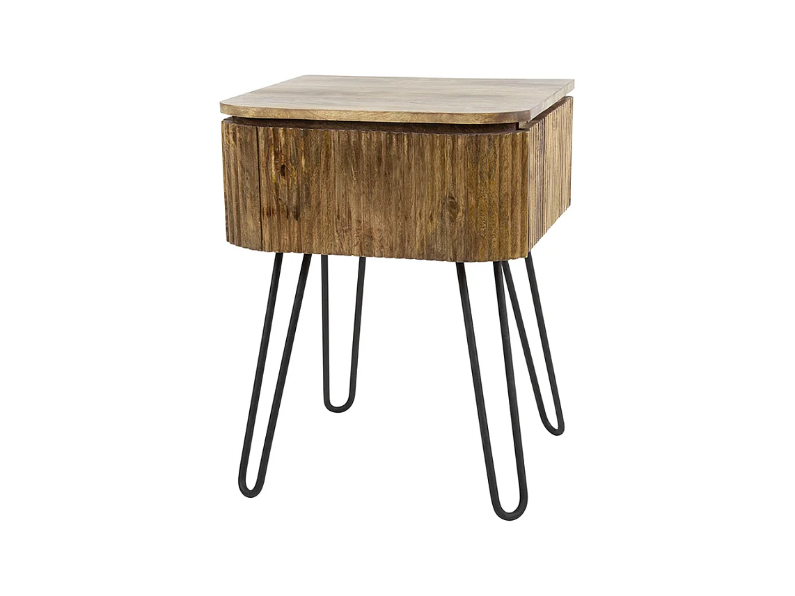 Table de nuit - Bois Bois - 40 x 45 cm - HEVE