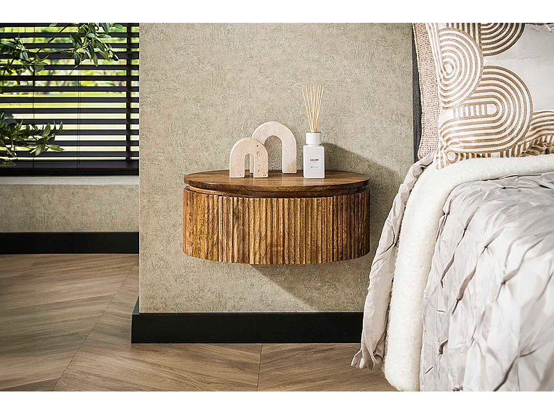 Table de nuit - Bois Bois - 35 x 50 cm - HEVE