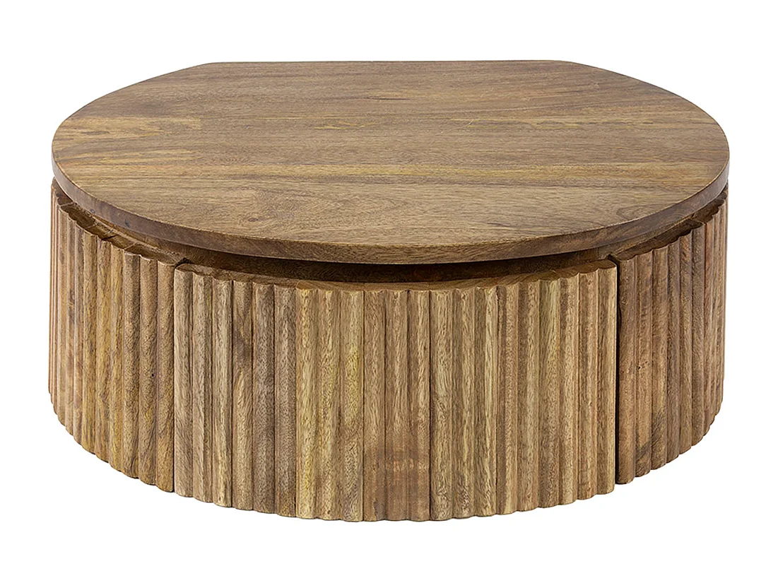 Table de nuit - Bois Bois - 35 x 50 cm - HEVE