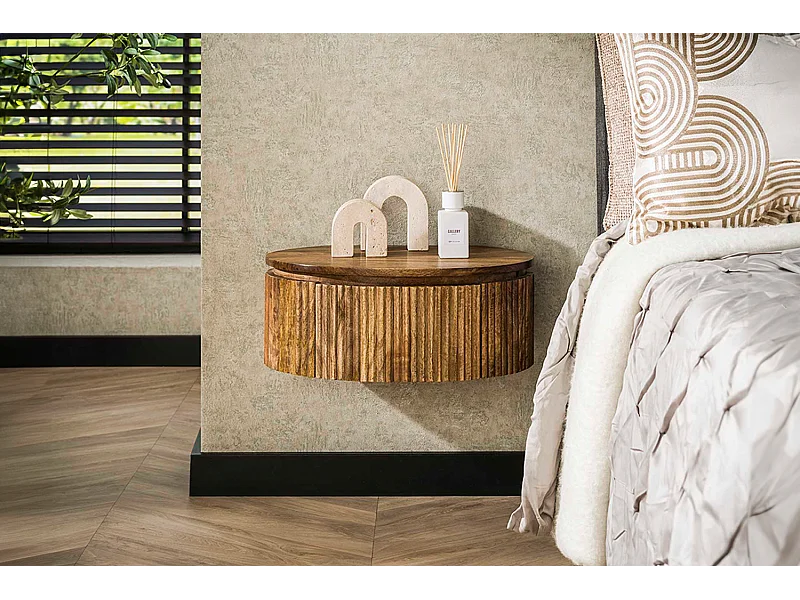 Table de nuit - Bois Bois - 35 x 50 cm - HEVE