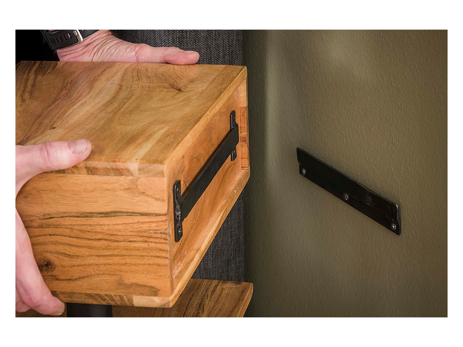 Table de nuit - Bois Bois - 32 x 35 cm - SILVEA