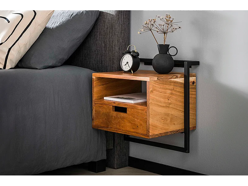 Mesilla de noche - Madera Madera - 35 x 44 cm - AIDY