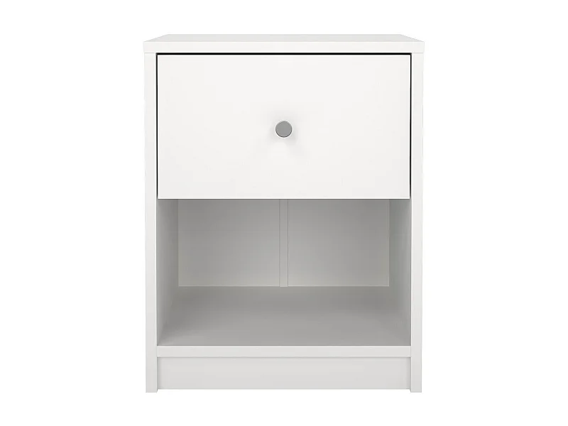 Nachtkastje met 1 lade en 1 open vak B37,9 cm – LISE
