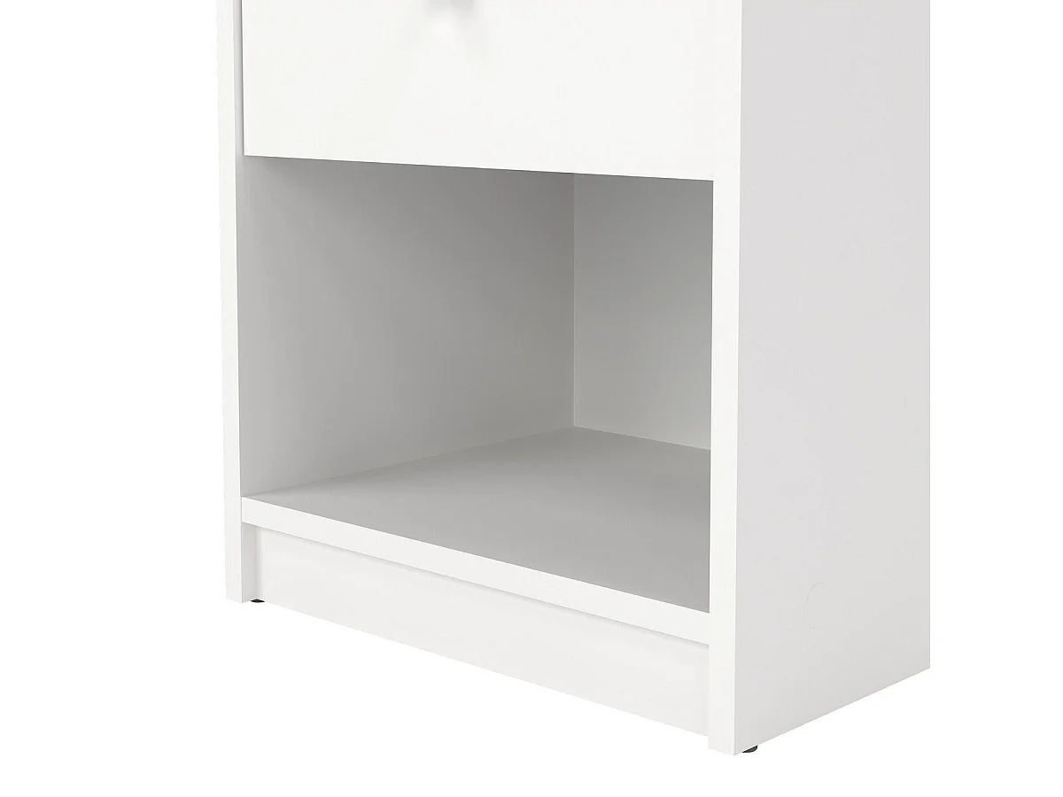 Table de chevet 1 tiroir et 1 niche L37,9 cm - LISE