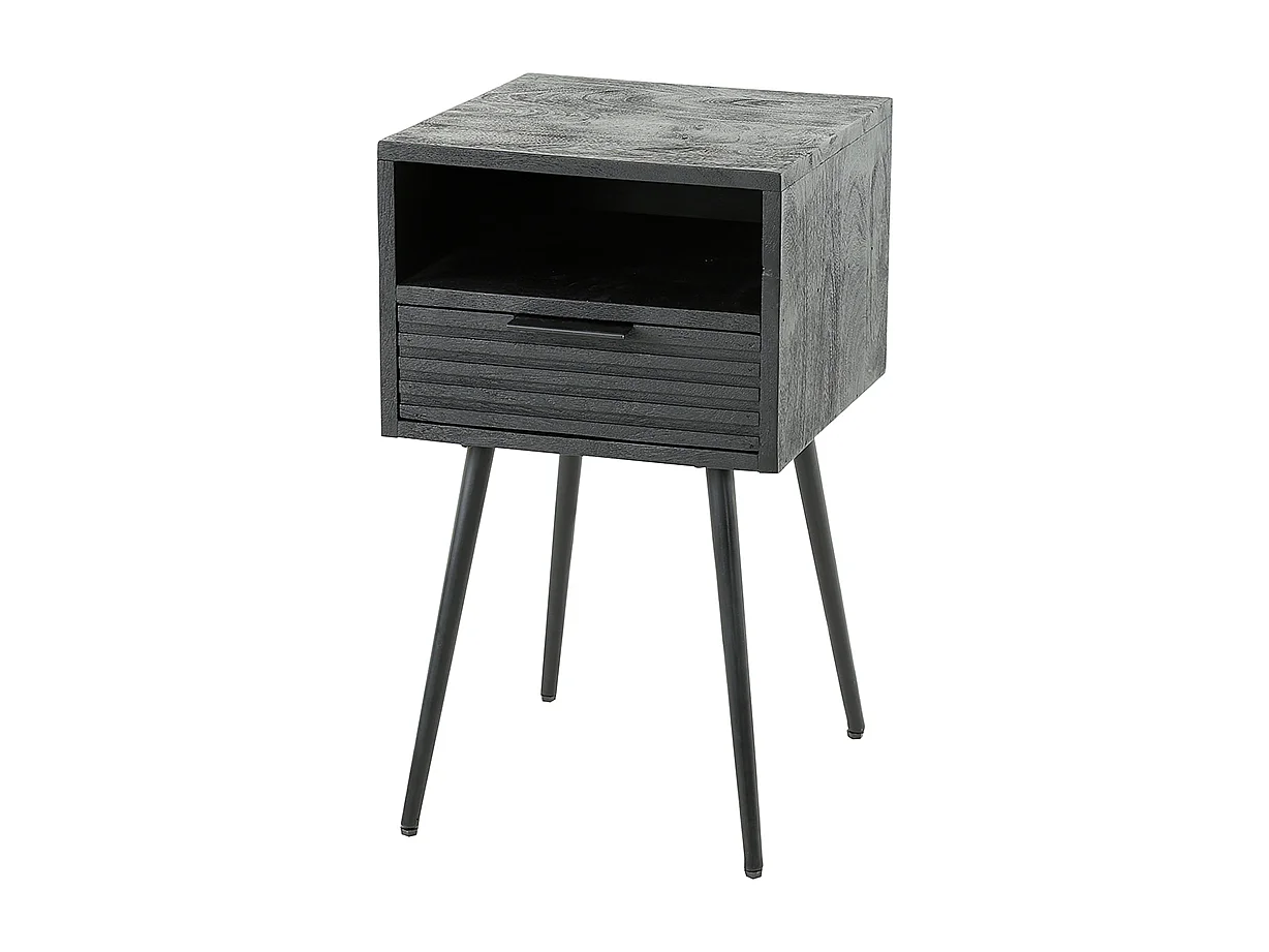 Comodino - Legno Legno - 35 x 35 cm - MIENA