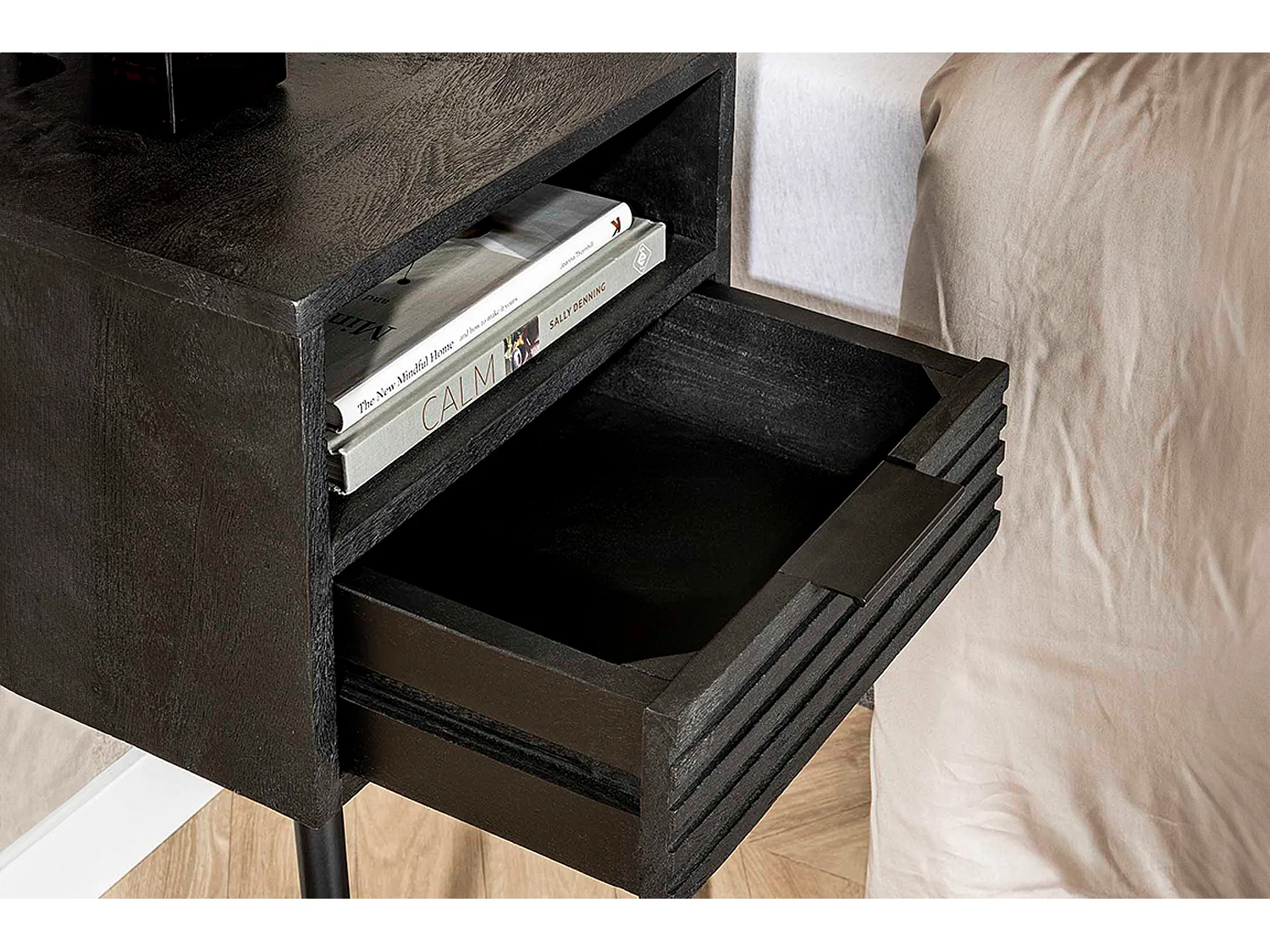 Comodino - Legno Legno - 35 x 35 cm - MIENA