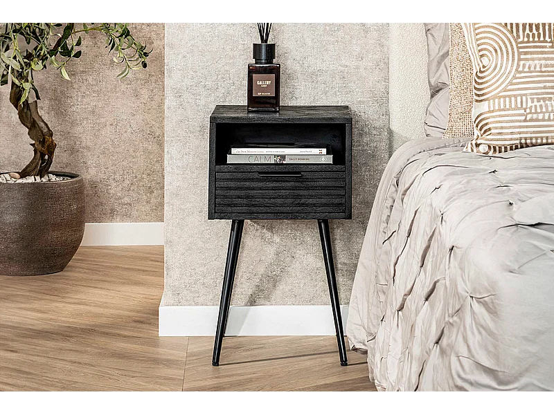 Nachttisch - Holz Holz - 35 x 35 cm - MIENA