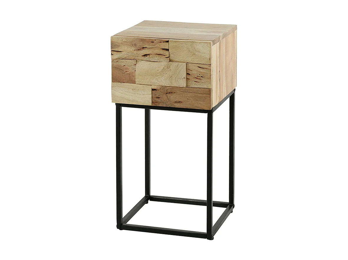 Mesilla de noche - Madera Madera - 30 x 30 cm - MILLA