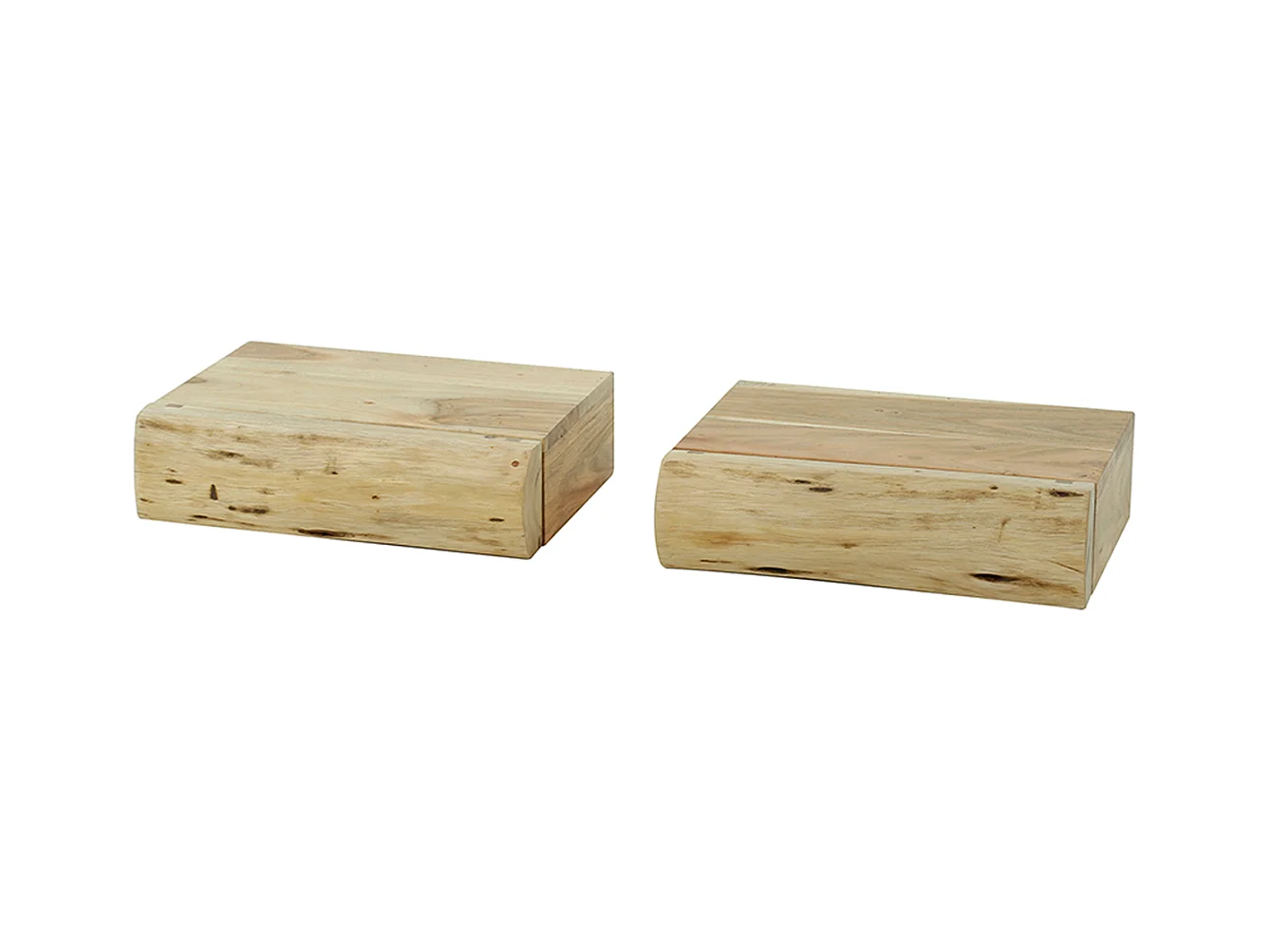 Set Table de nuit - Bois Bois - 20 x 30 cm - SESA