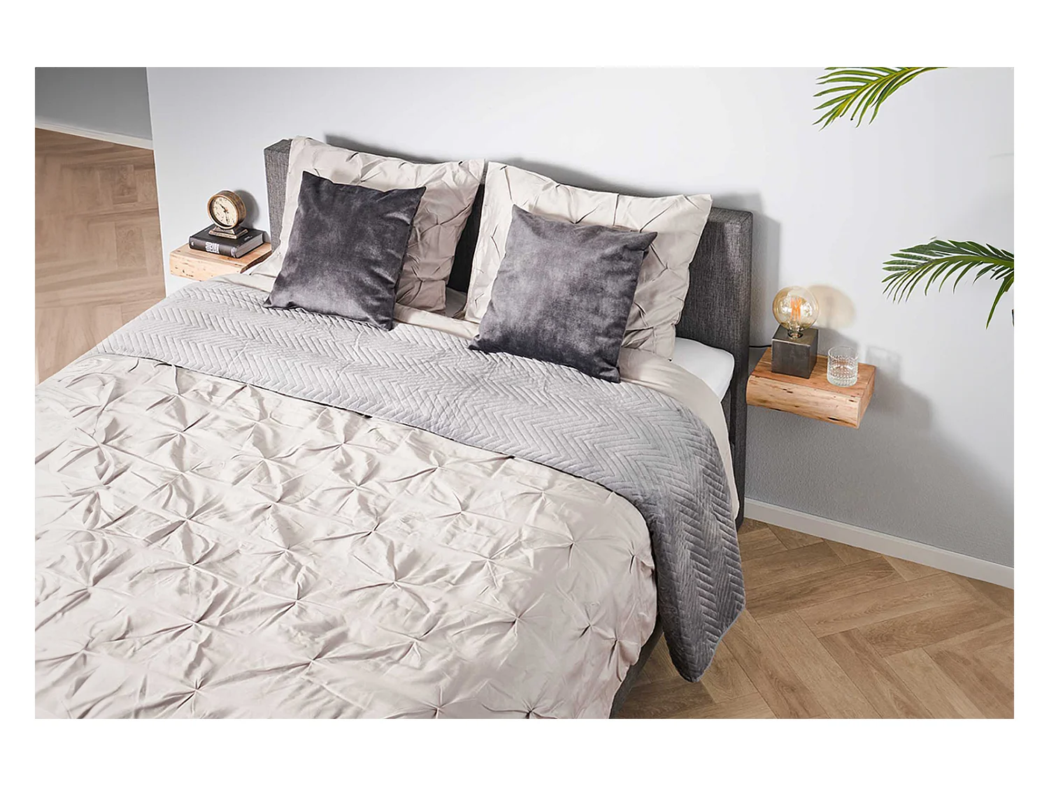 Set Table de nuit - Bois Bois - 20 x 30 cm - SESA