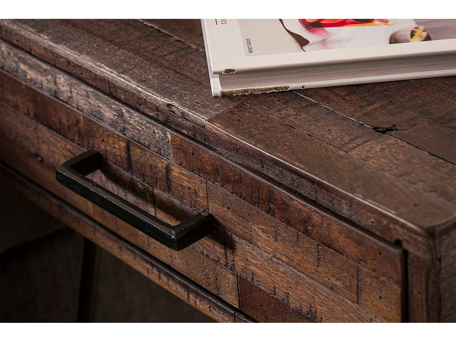 Table de nuit - Gris Bois - 35 x 45 cm - MESA