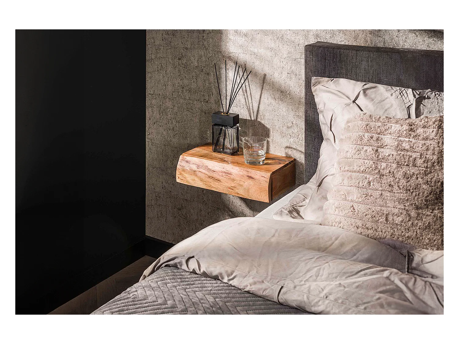 Set Table de nuit - Bois Bois - 20 x 40 cm - SESA