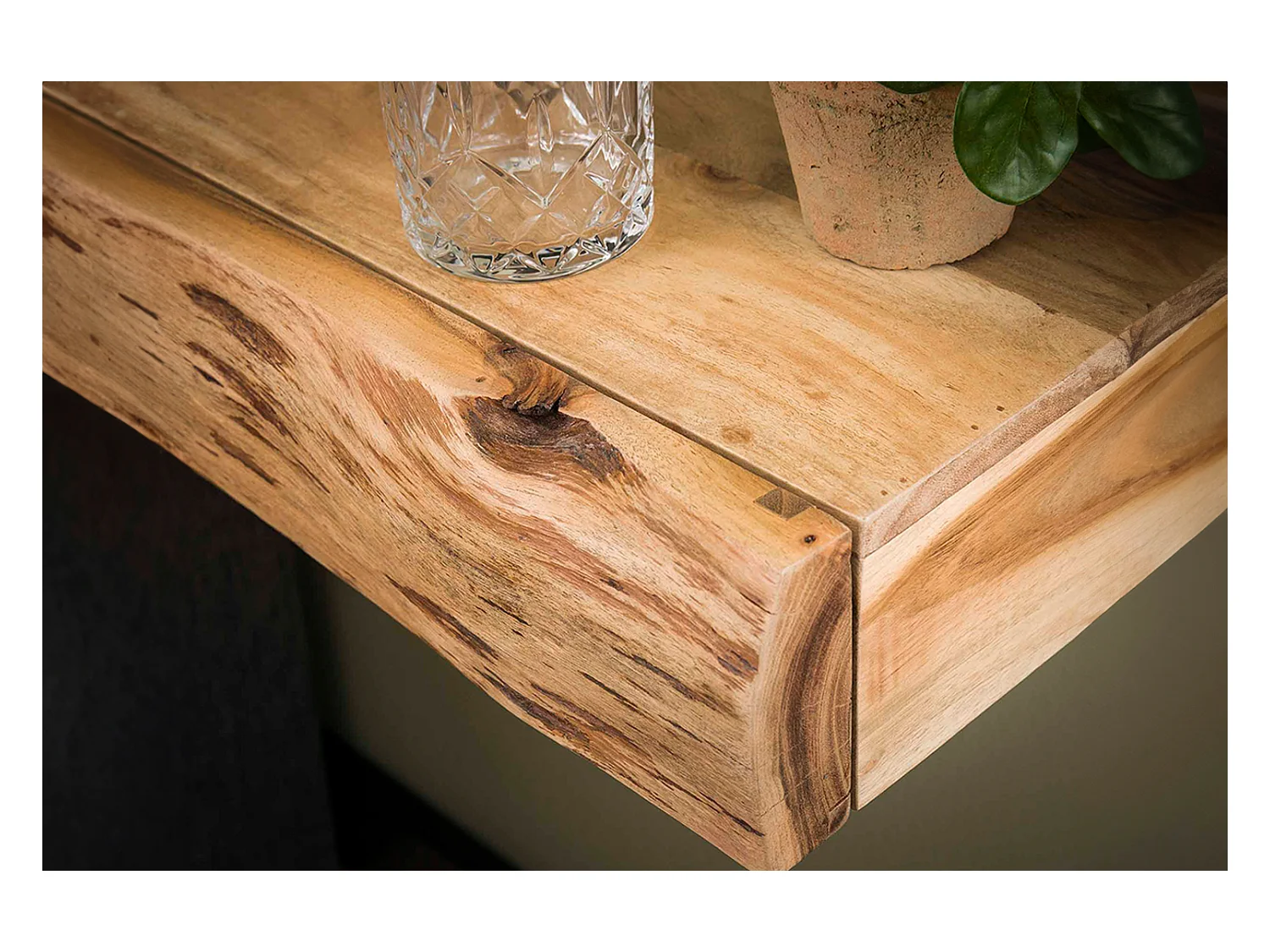 Set Table de nuit - Bois Bois - 20 x 40 cm - SESA