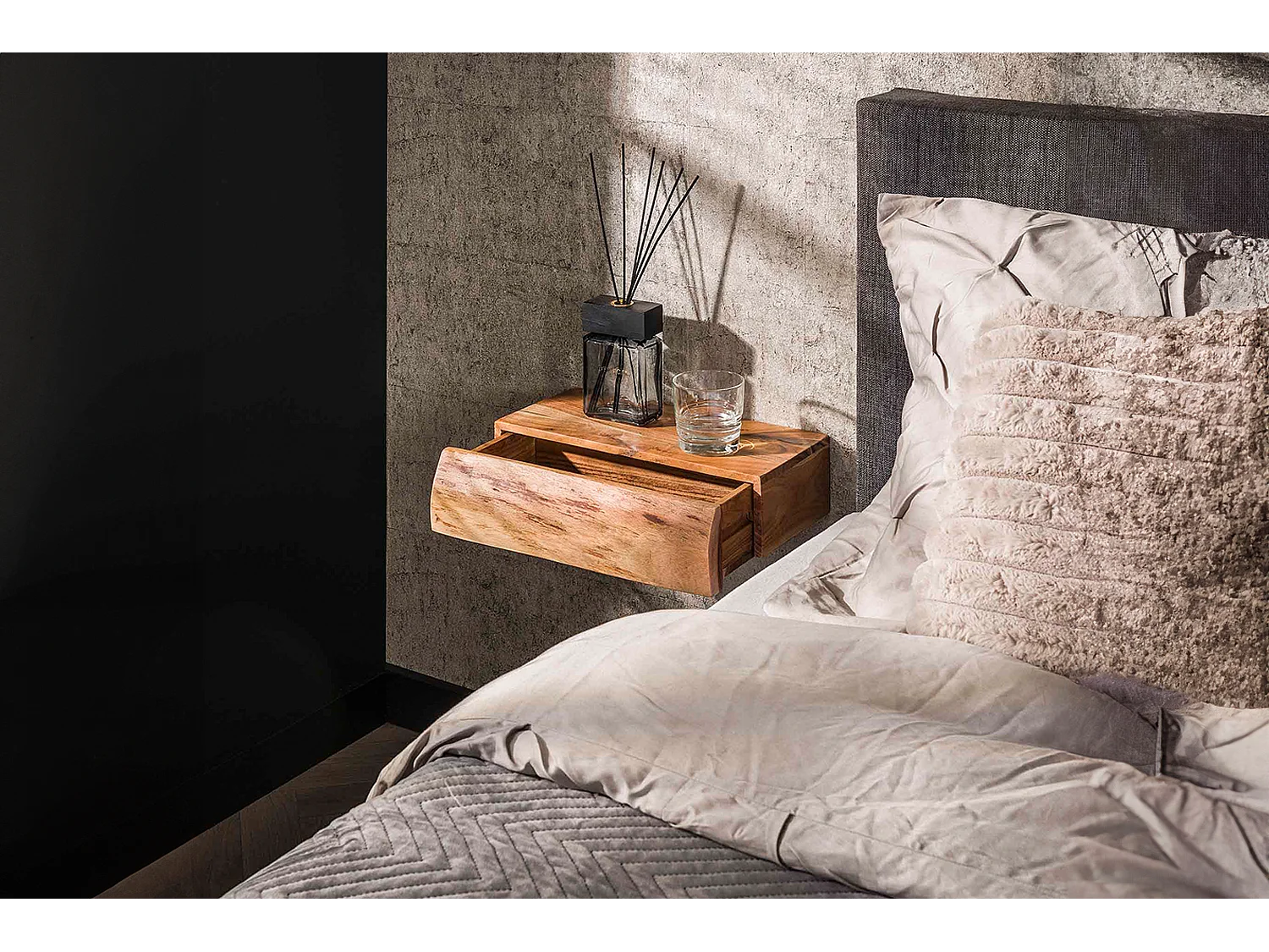 Set Nachttisch - Holz Holz - 20 x 40 cm - SESA