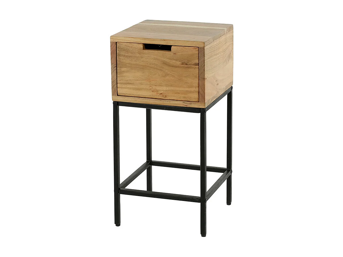 Comodino - Legno Legno - 30 x 30 cm - FATY