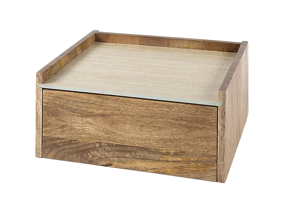 Table de nuit - Bois Bois - 35 x 40 cm - NORYN