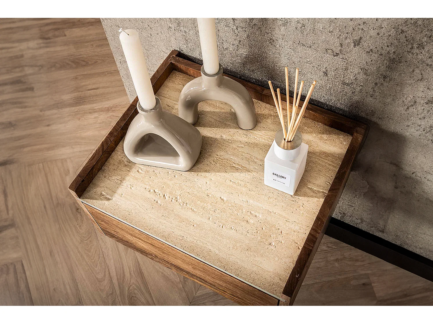 Comodino - Legno Legno - 35 x 40 cm - NORYN