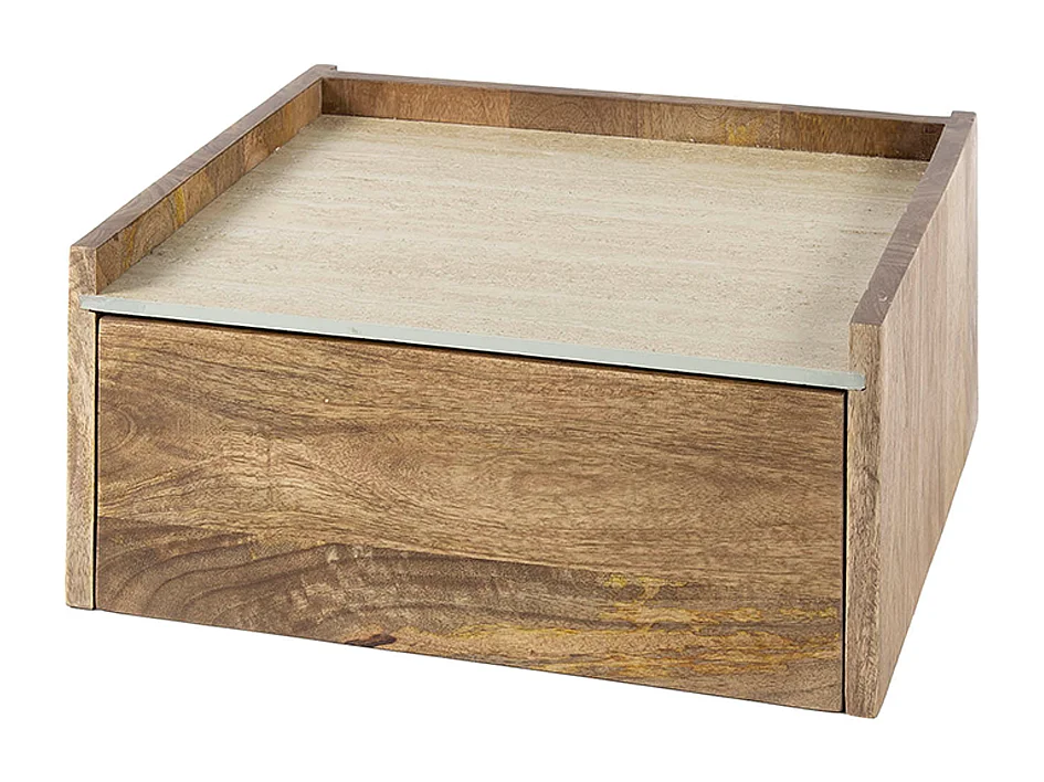Mesilla de noche - Madera Madera - 35 x 40 cm - NORYN