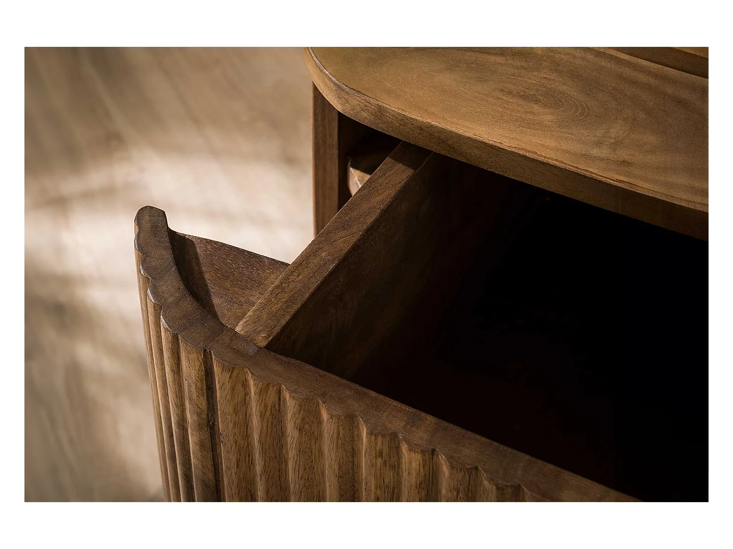 Table de nuit - Bois Bois - 40 x 45 cm - HEVE