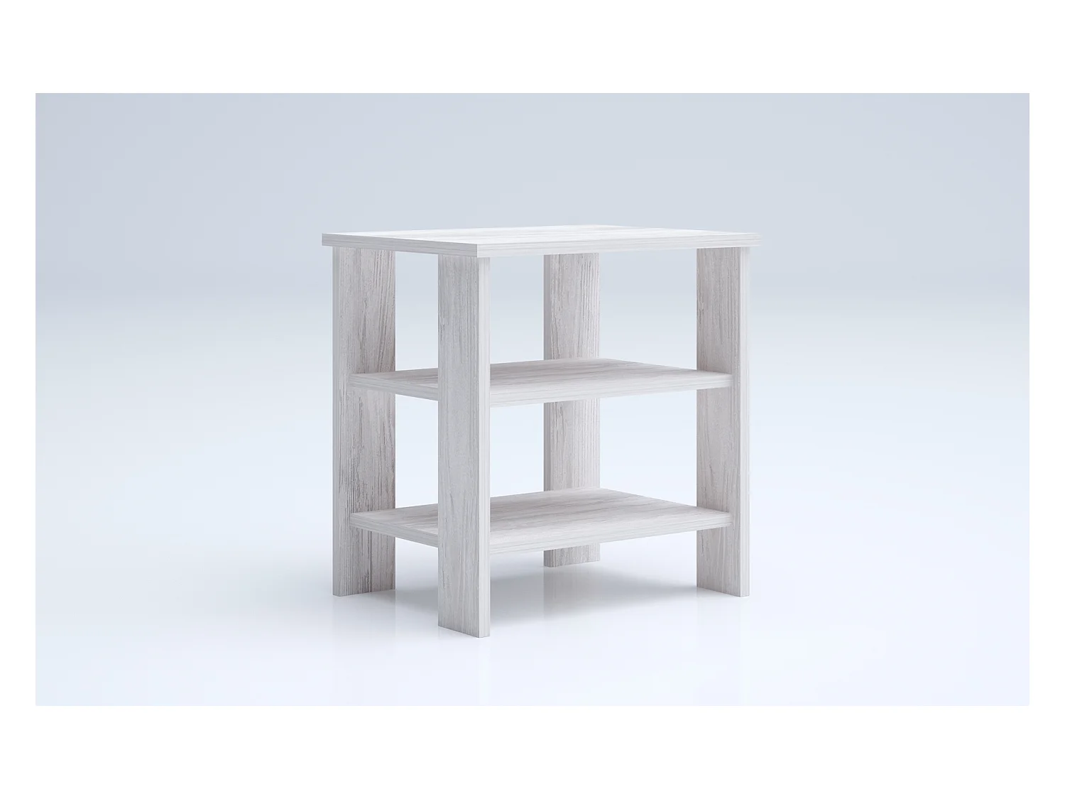 Comodino a vista bianco legno CGA5