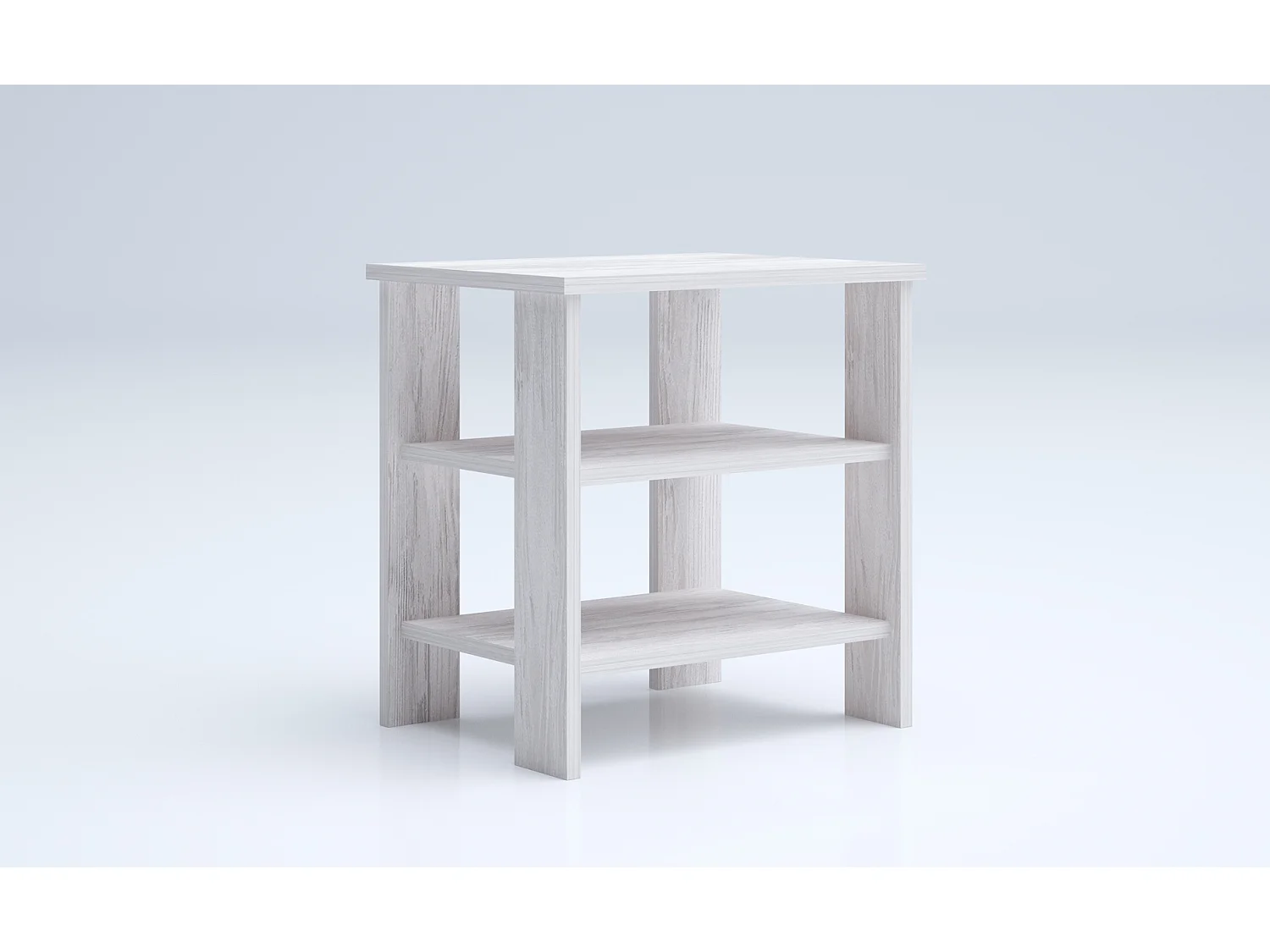 Comodino a vista bianco legno CGA5