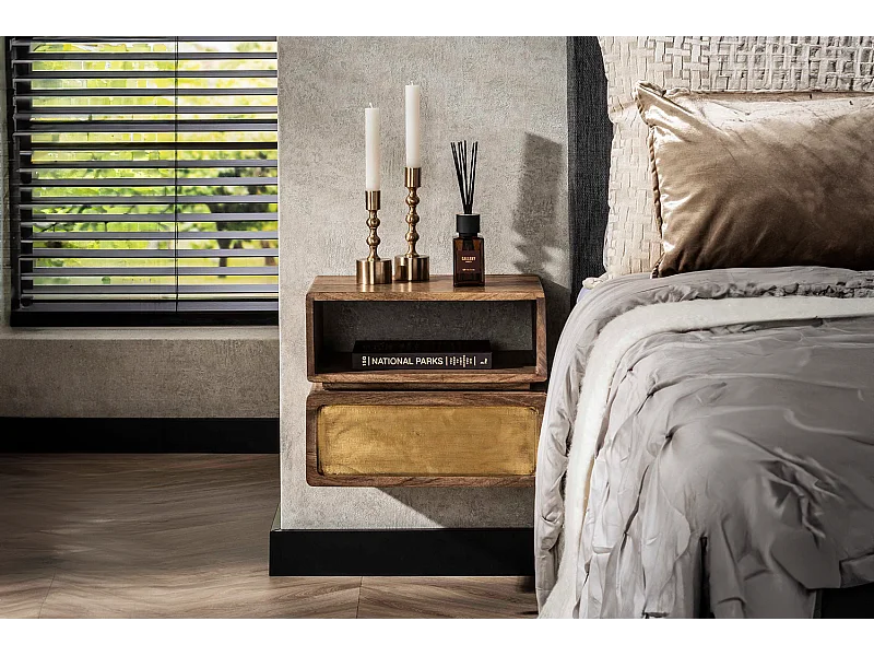 Nachttisch - Holz Holz - 30 x 40 cm - BRASY