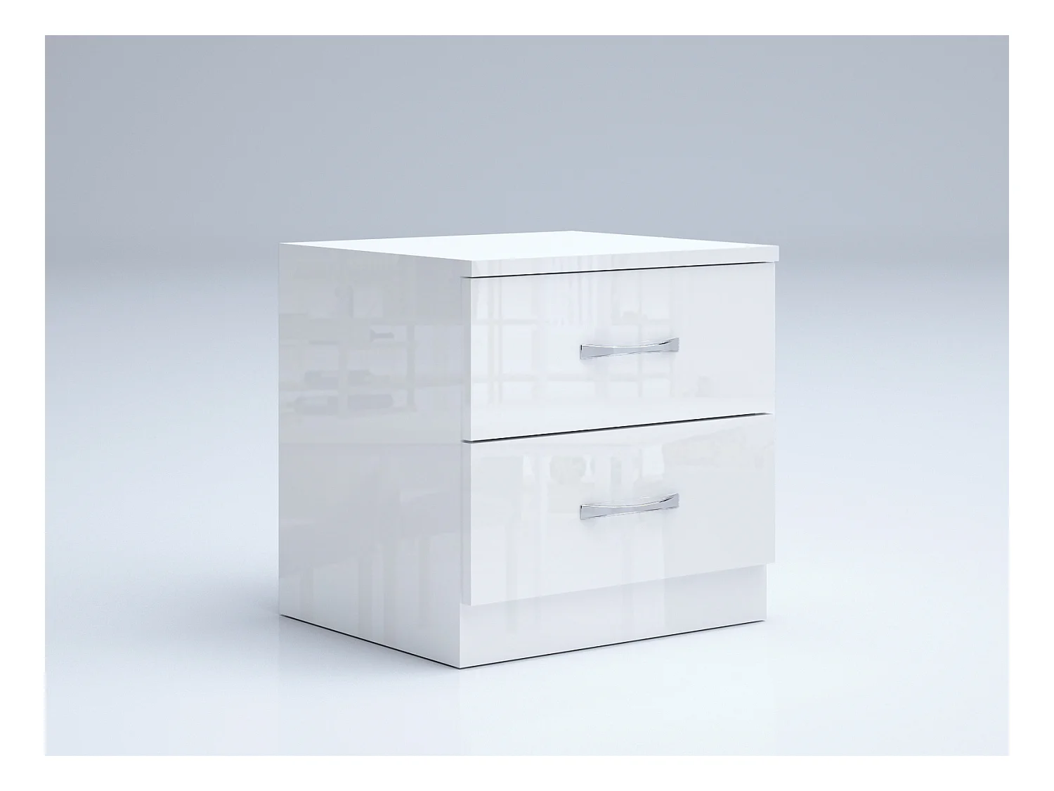 Comodino camera da letto bianco lucido CGA2