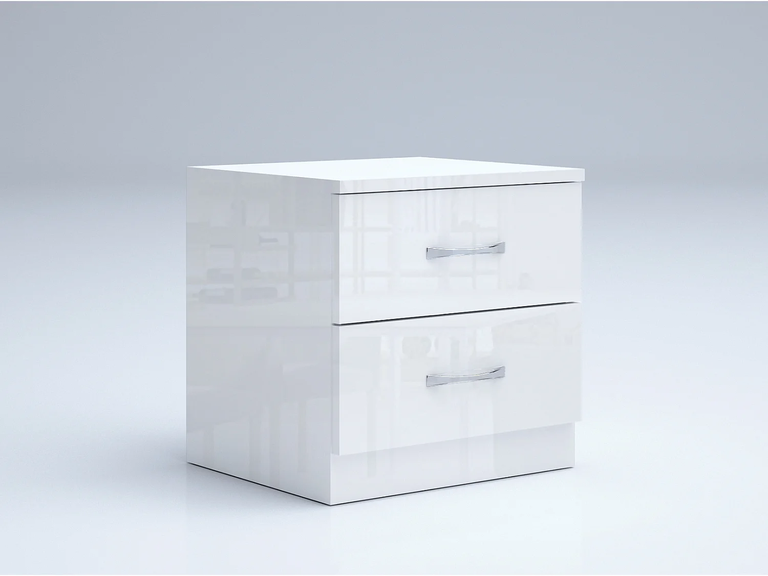 Comodino camera da letto bianco lucido CGA2