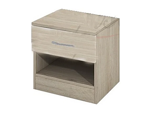 Comodino con cassetto versatile design moderno CI3007 rovere chiaro