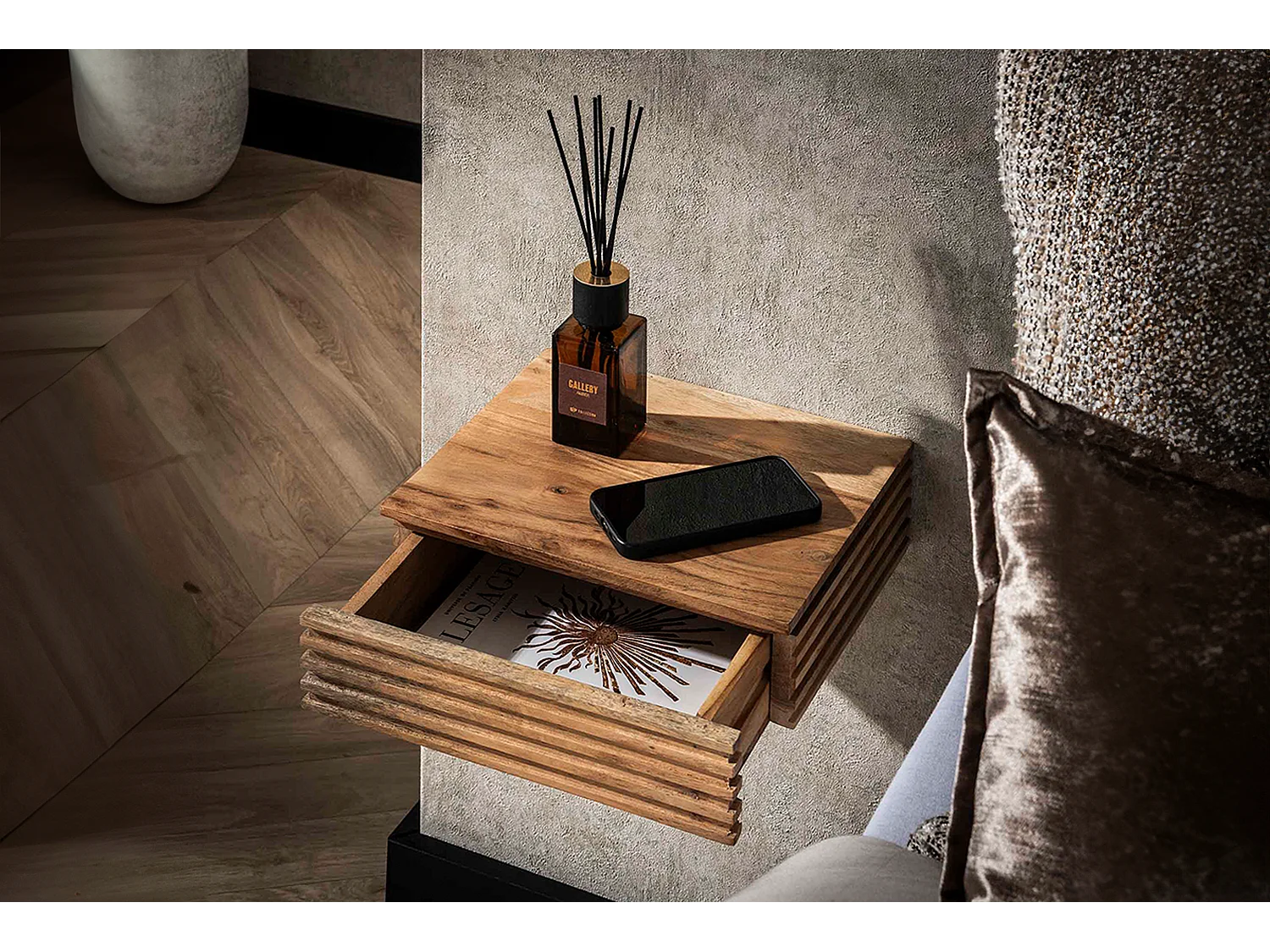 Set Nachttisch - Holz Holz - 25 x 30 cm - FIRU