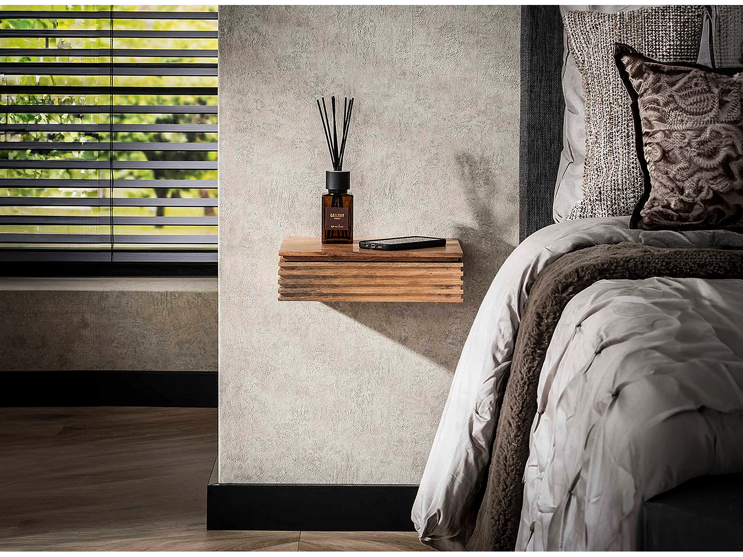 Set Nachttisch - Holz Holz - 25 x 30 cm - FIRU