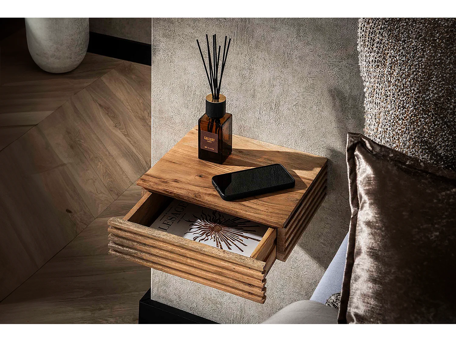 Set Mesilla de noche - Madera Madera - 25 x 30 cm - FIRU