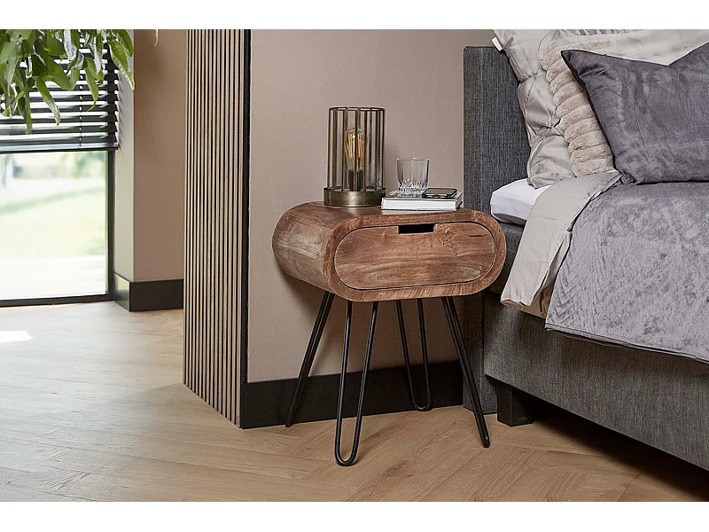 Nachttisch - Holz Holz - 35 x 50 cm - BAEL