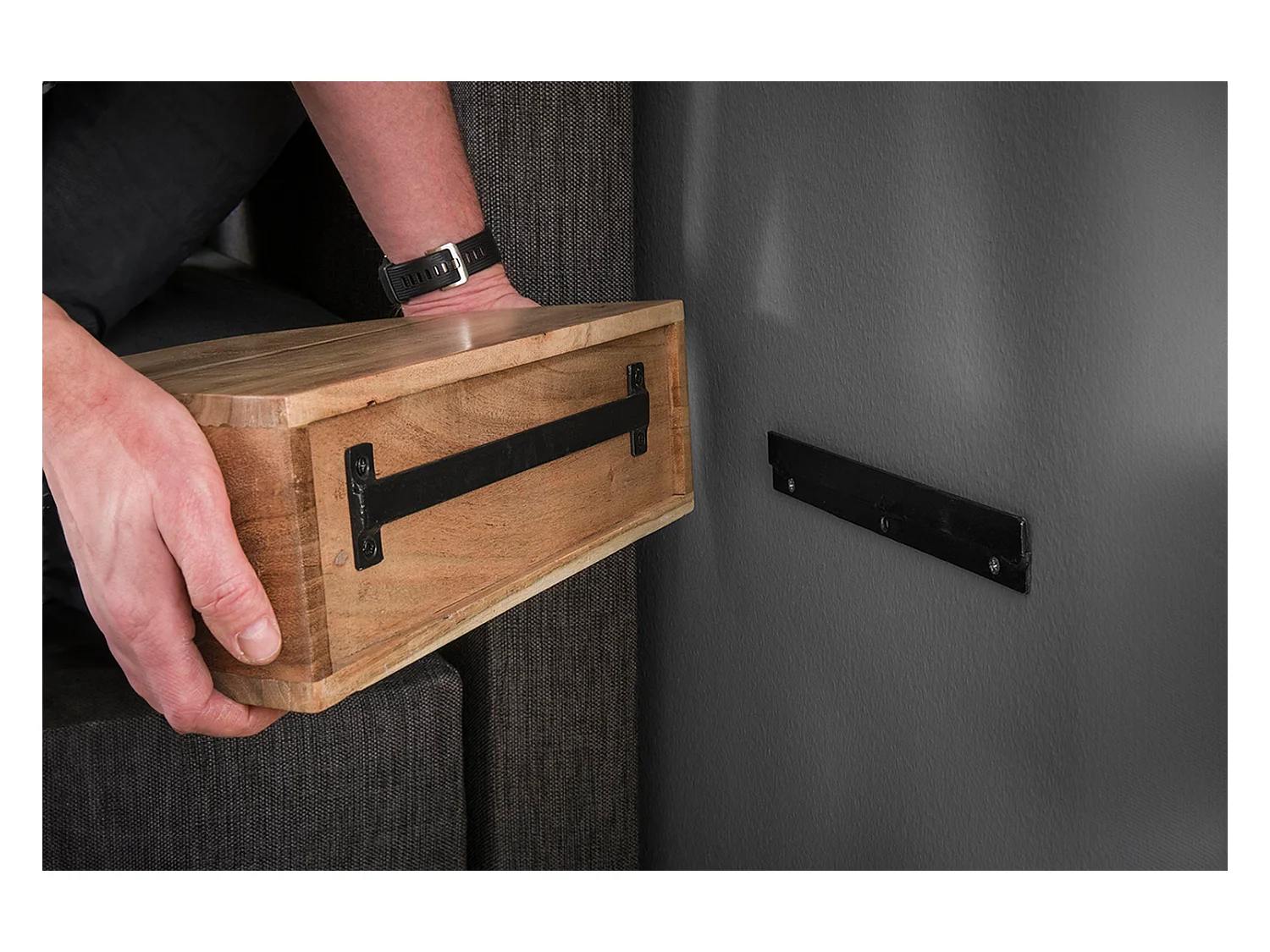 Table de nuit - Bois Bois - 20 x 40 cm - CAVE