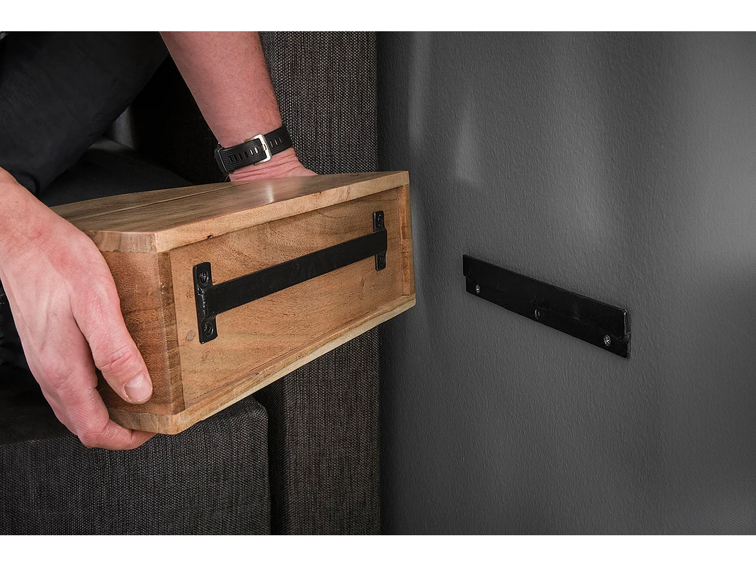 Table de nuit - Bois Bois - 20 x 40 cm - CAVE