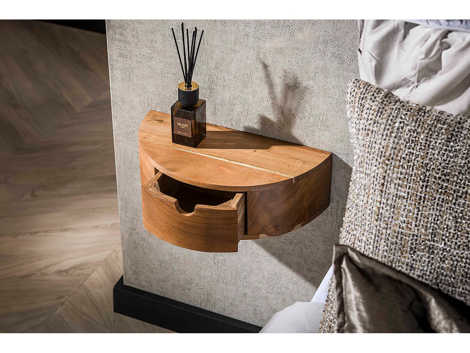 Table de nuit - Bois Bois - 20 x 40 cm - CAVE