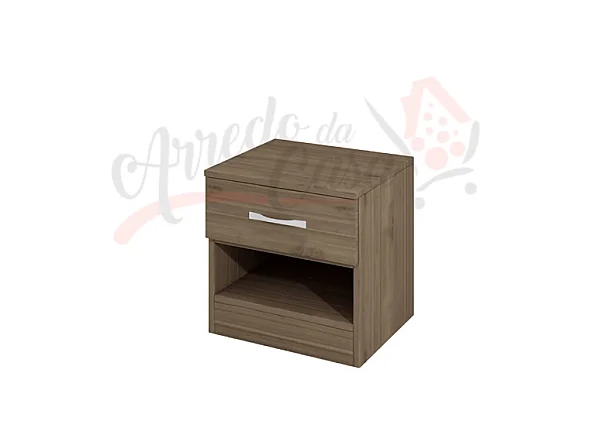 Comodino con cassetto versatile design moderno CI3007 noce