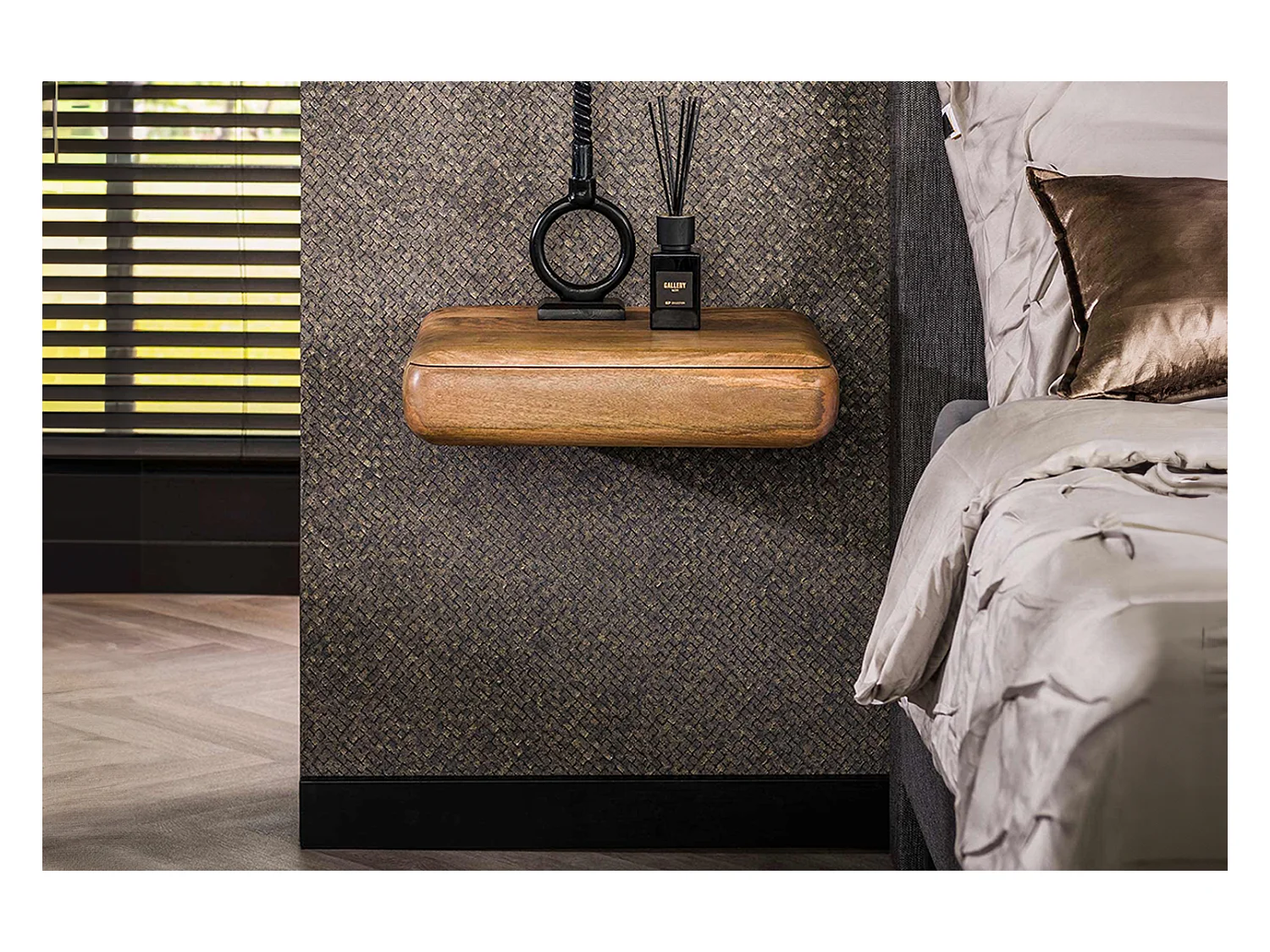 Table de nuit - Bois Bois - 35 x 45 cm - SLEK