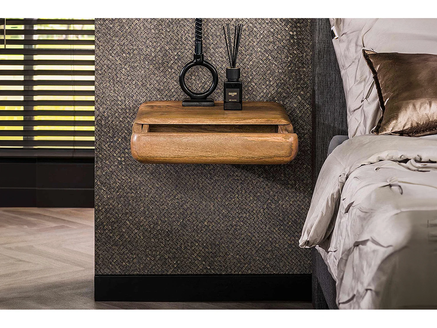 Table de nuit - Bois Bois - 35 x 45 cm - SLEK