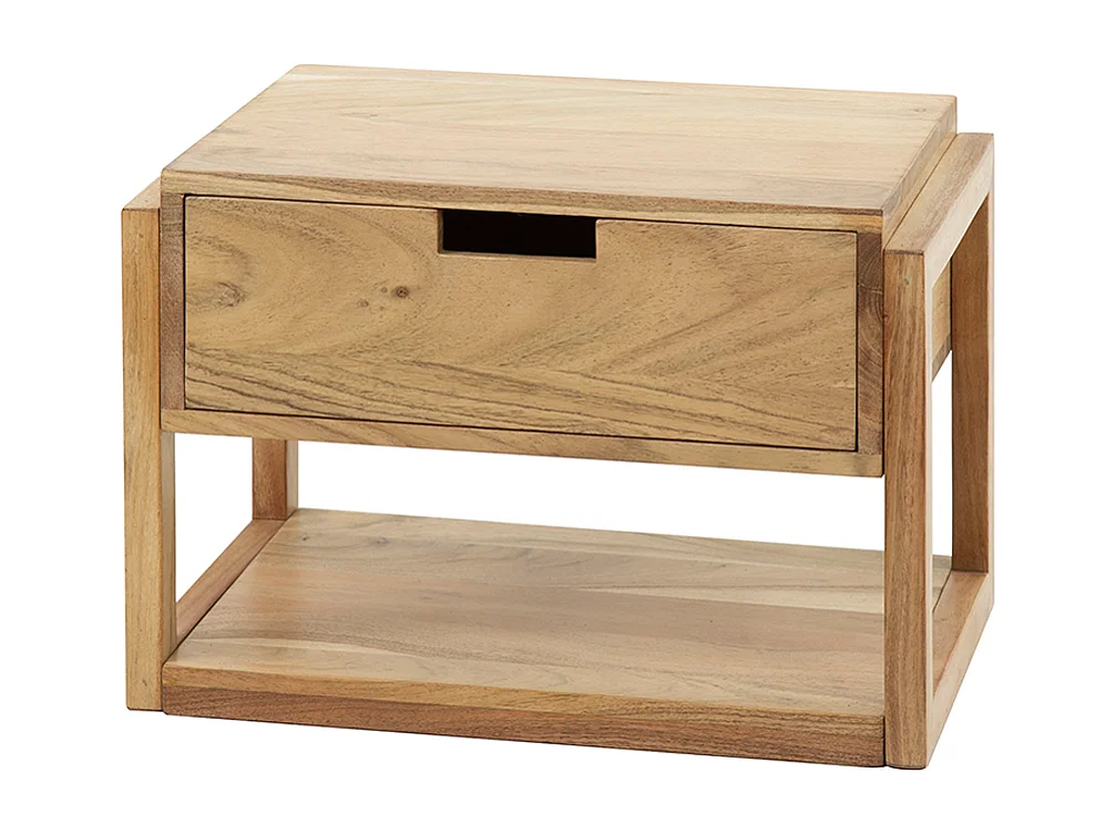 Table de nuit - Bois Bois - 25 x 39 cm - HOLYA