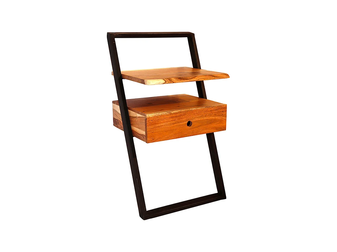 Table de nuit - Bois Bois - 35 x 45 cm - LOMER