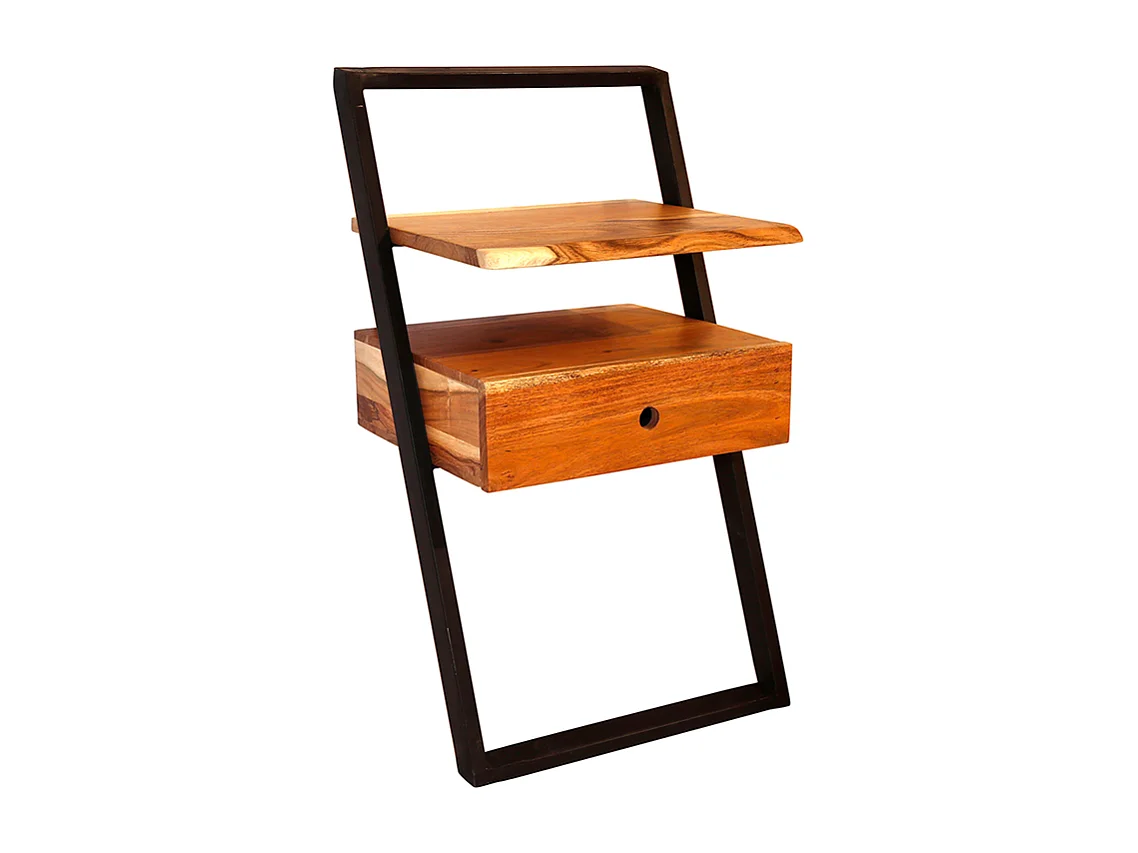 Comodino - Legno Legno - 35 x 45 cm - LOMER