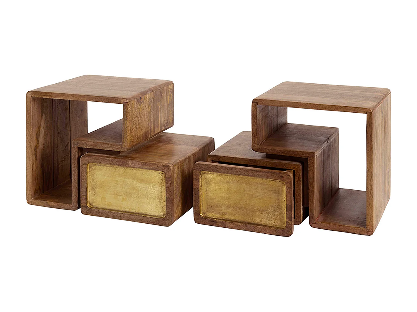 Nachttisch - Holz Holz - 30 x 42 cm - BRASY