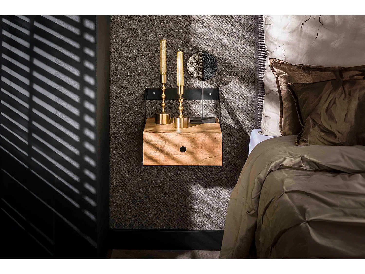 Set Nachttisch - Holz Holz - 30 x 30 cm - SEWU