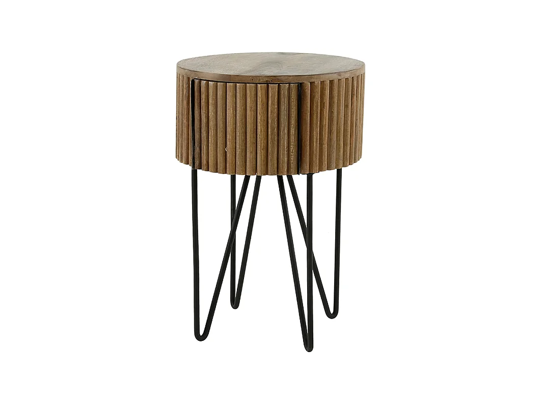 Table de nuit - Bois Bois - 40 x 40 cm - SWEAK