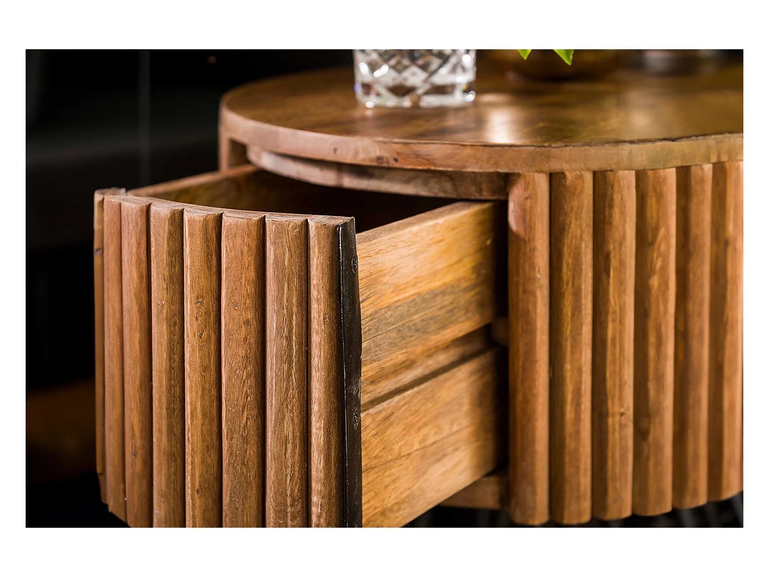 Table de nuit - Bois Bois - 40 x 40 cm - SWEAK