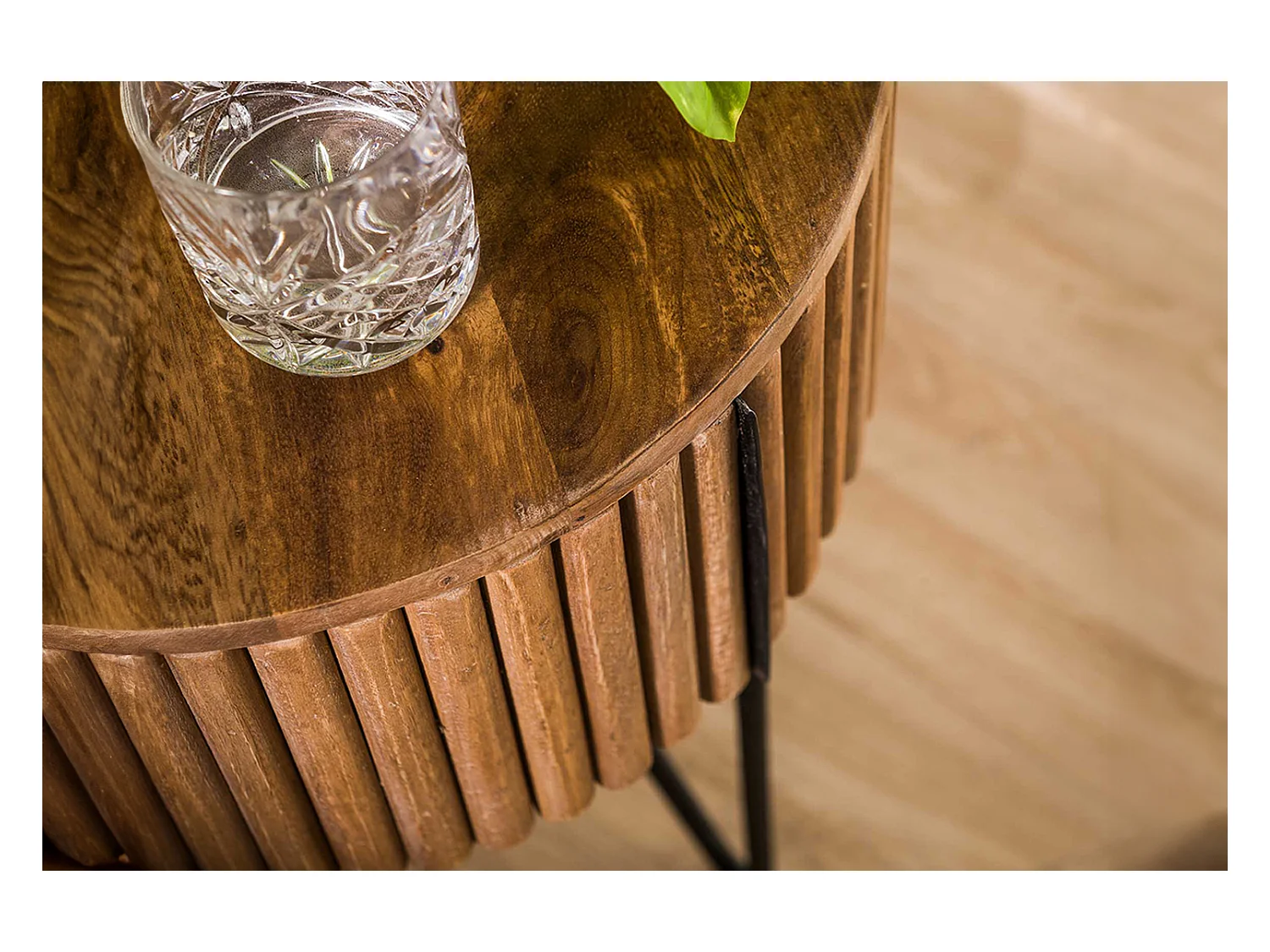 Table de nuit - Bois Bois - 40 x 40 cm - SWEAK