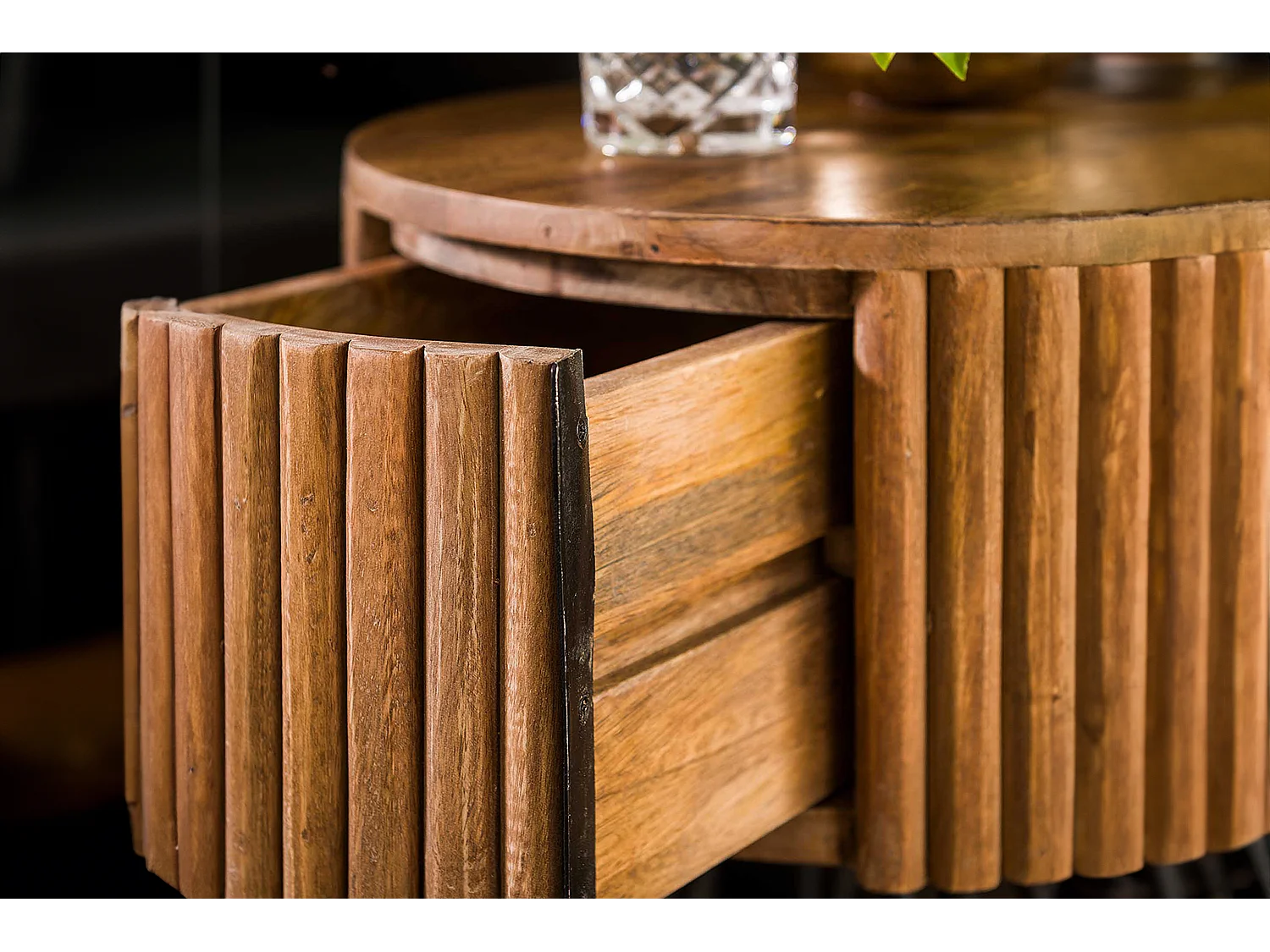 Mesilla de noche - Madera Madera - 40 x 40 cm - SWEAK