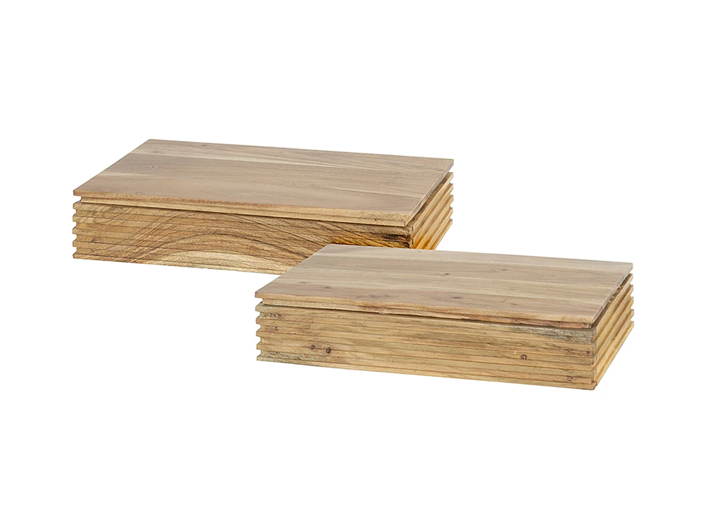 Set Table de nuit - Bois Bois - 25 x 40 cm - FIRU